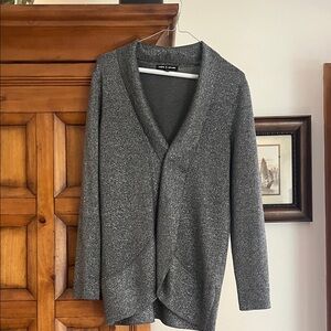 Cable & Gauge Gray Cardigan Sweater
